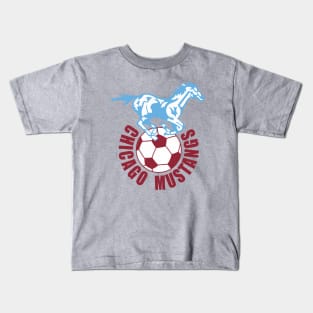 Defunct Chicago Mustangs NASL Soccer 1967 Kids T-Shirt